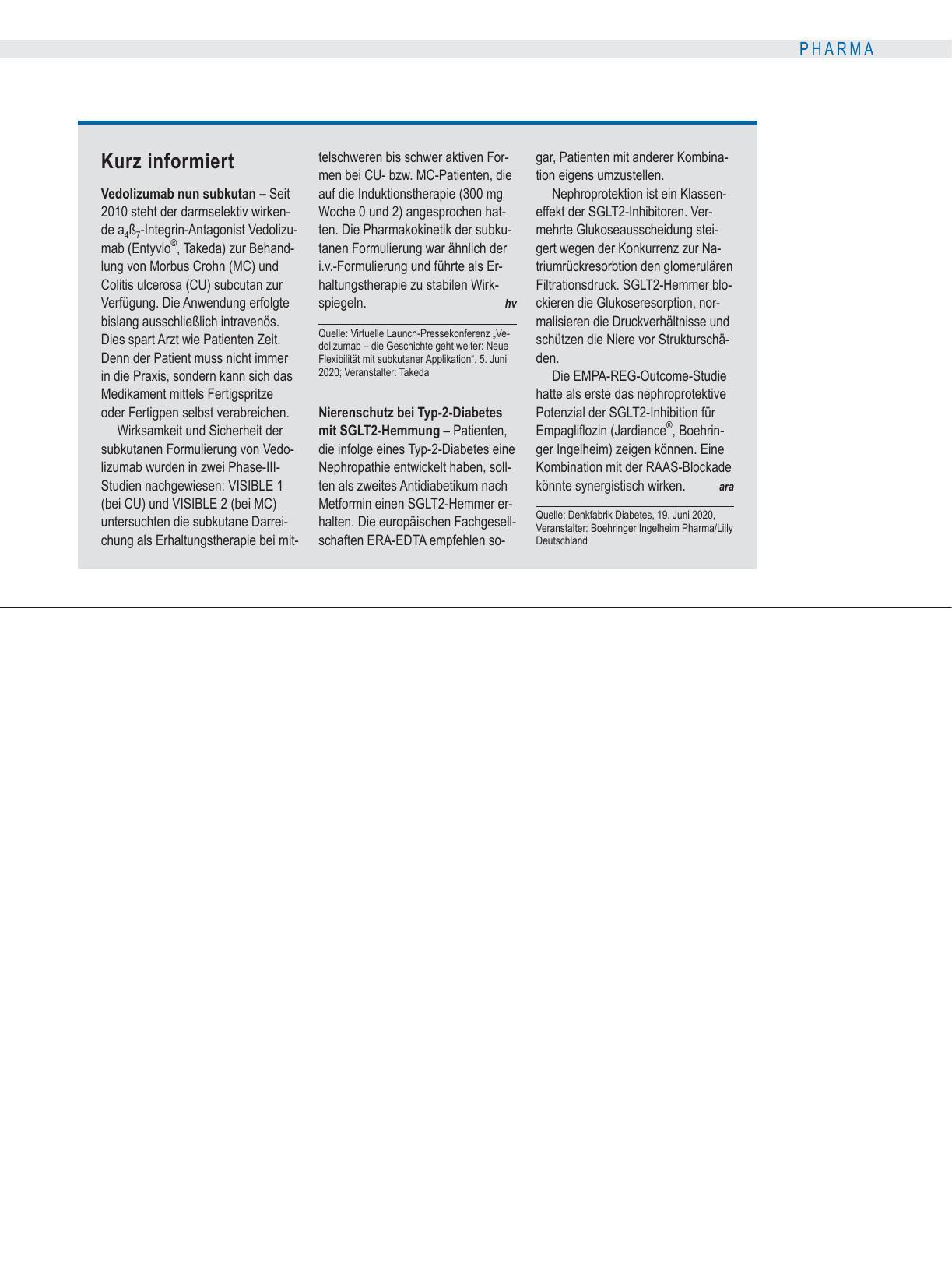 Vorschauseite 1: Kurz informiert