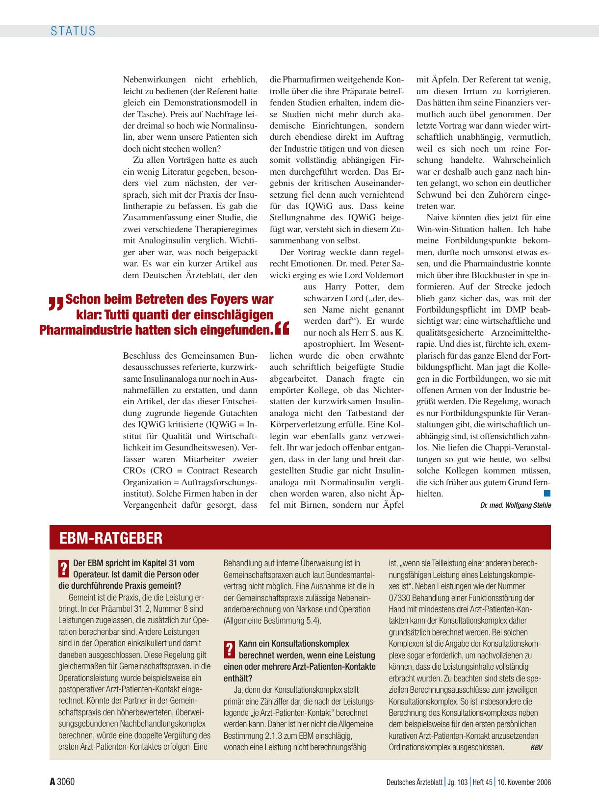 Vorschauseite 1: EBM-Ratgeber