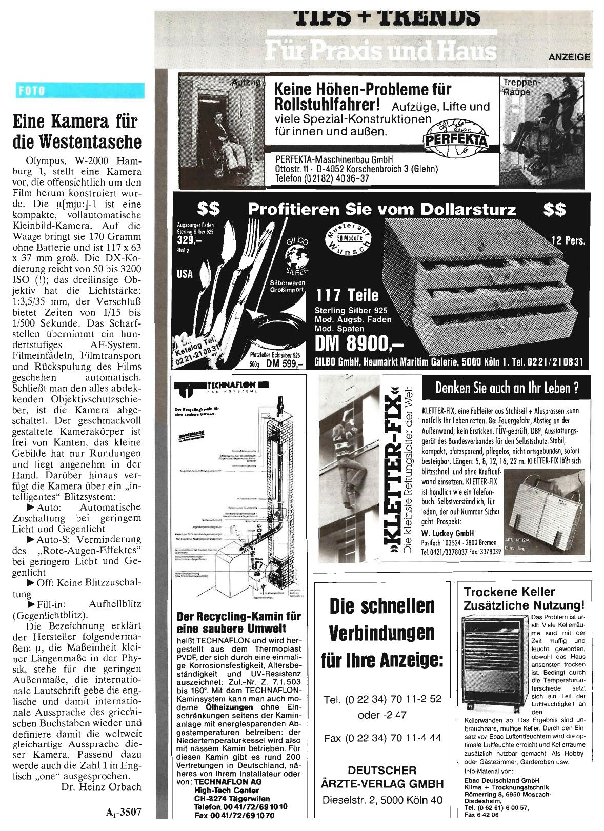 Vorschauseite 1: Eine Kamera für die Westentasche