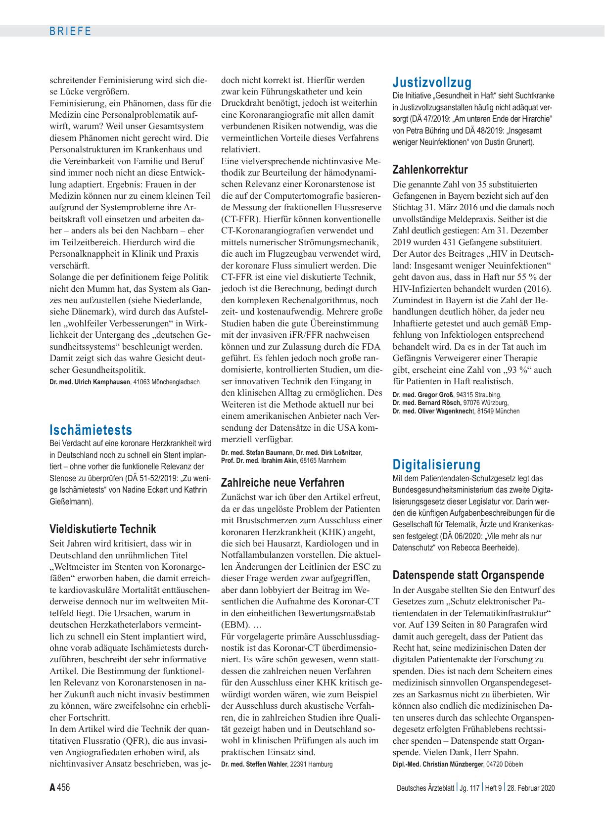 Vorschauseite 1: Justizvollzug: Zahlenkorrektur