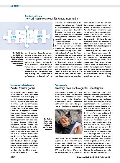 Vorschauseite 1: Krankenversicherung: PKV laut Analyse elementar für Versorgungsstruktur