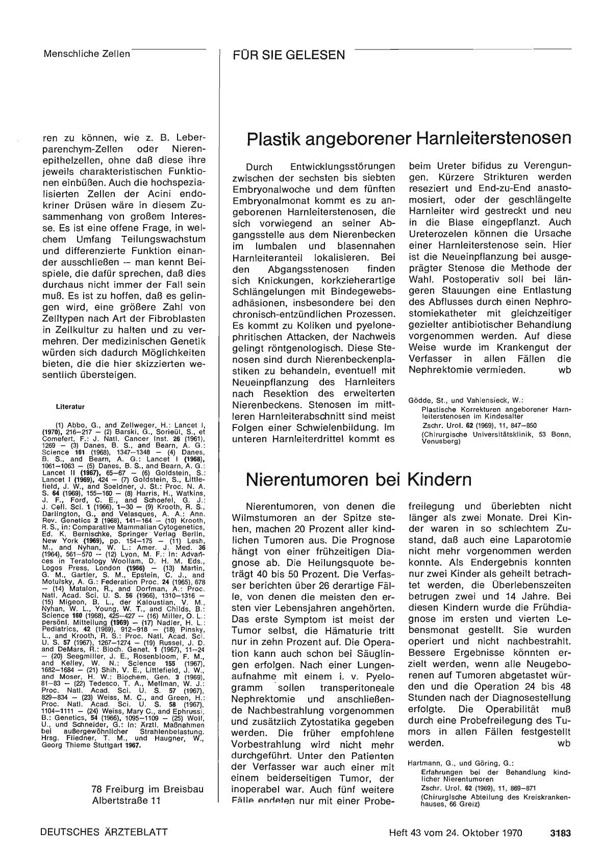 Vorschauseite 1: Plastik angeborener Harnleiterstenosen