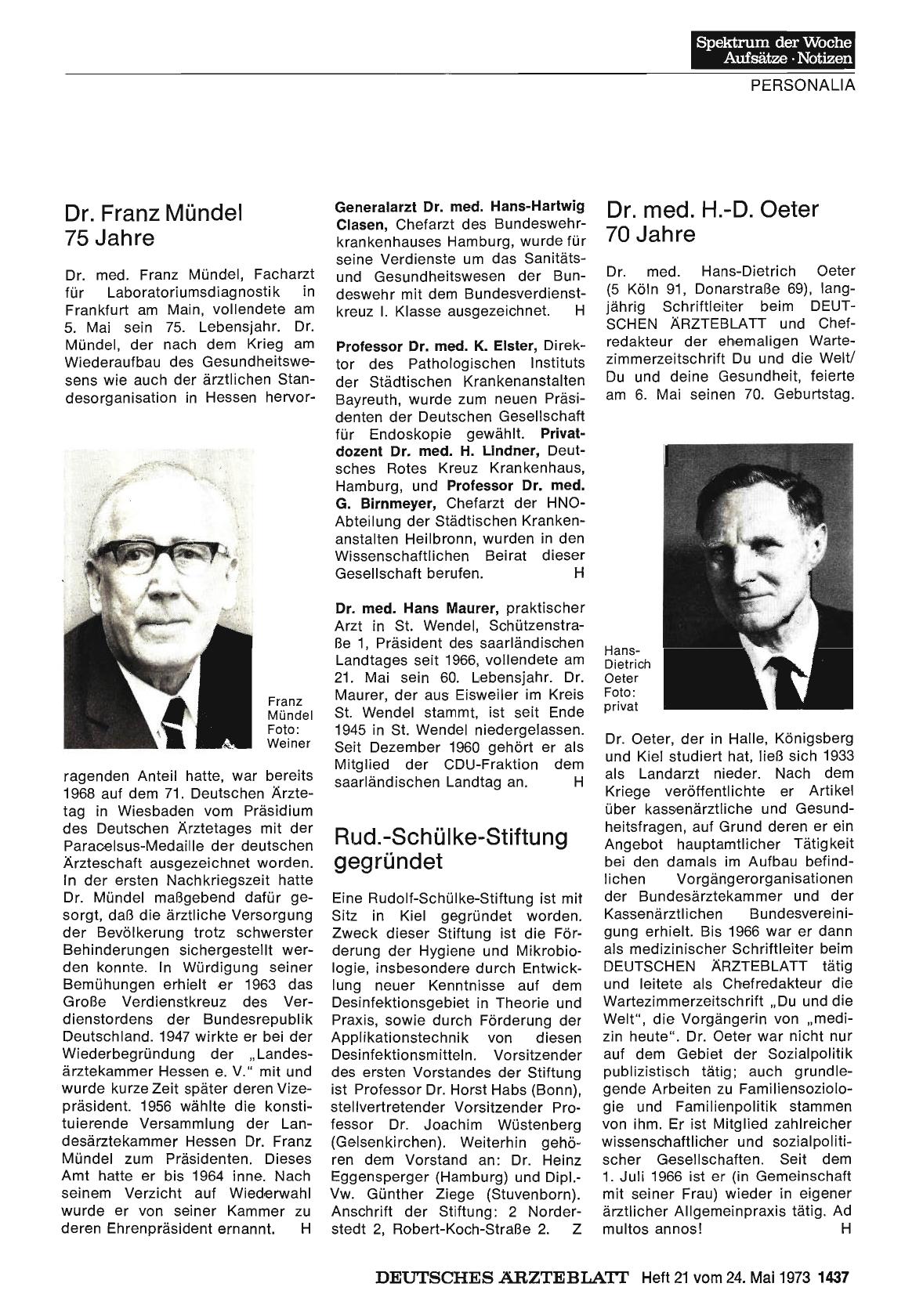 Vorschauseite 1: Personalia