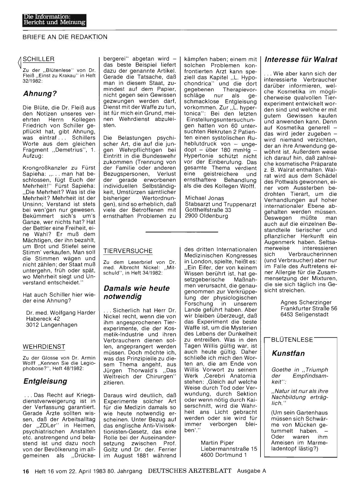 Vorschauseite 1: TIERVERSUCHE: Damals wie heute notwendig