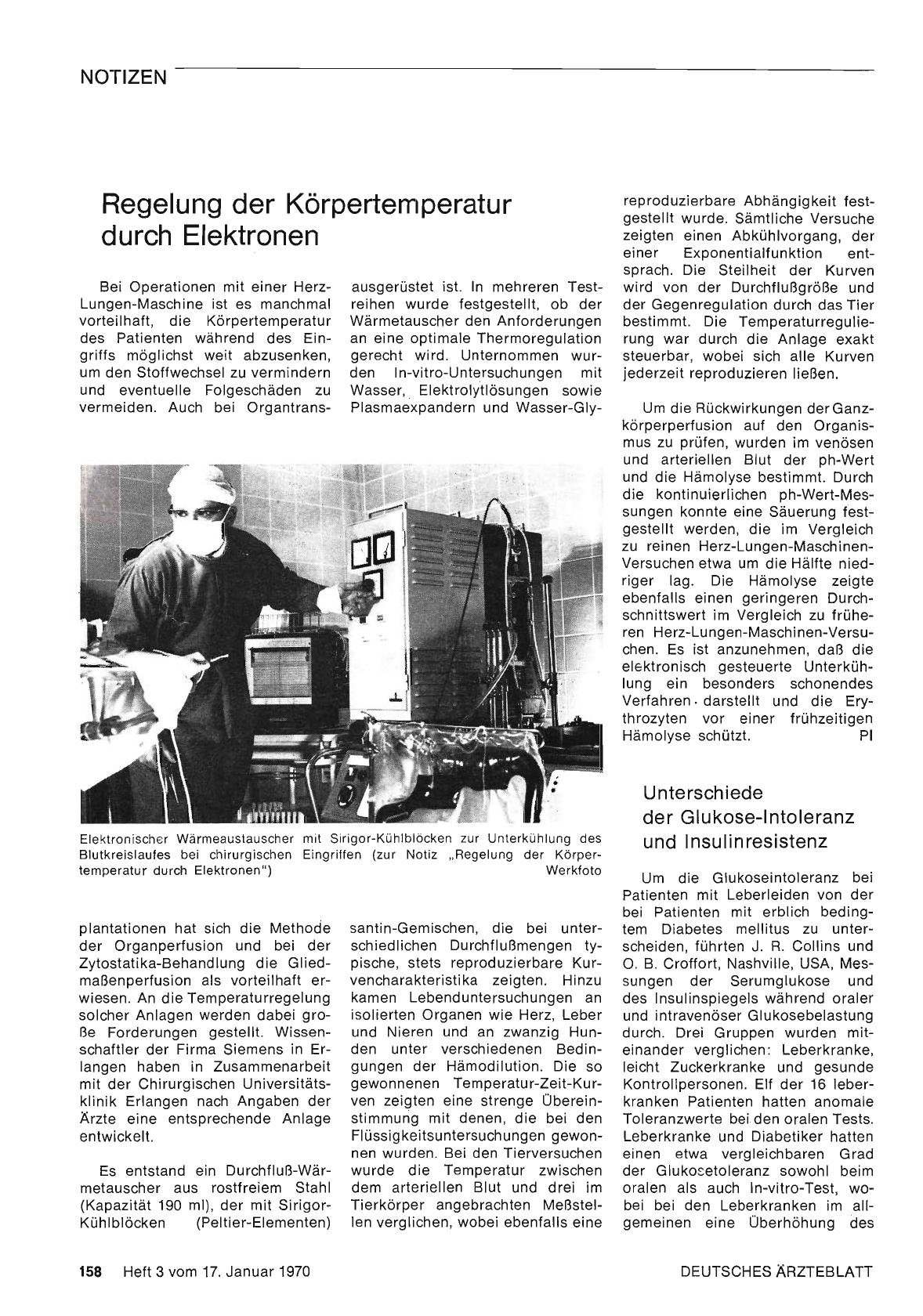 Vorschauseite 1: Regelung der Körpertemperatur durch Elektronen