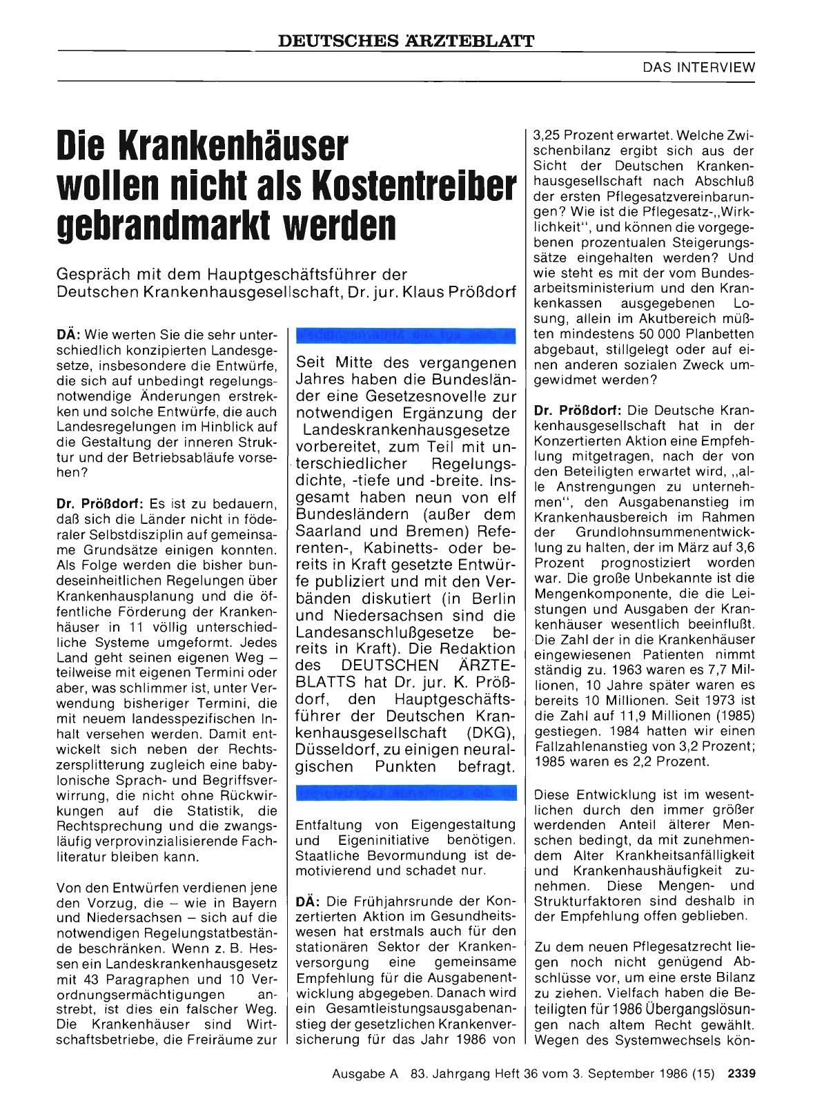 Vorschauseite 1: Die Krankenhäuser wollen nicht als Kostentreiber gebrandmarkt werden