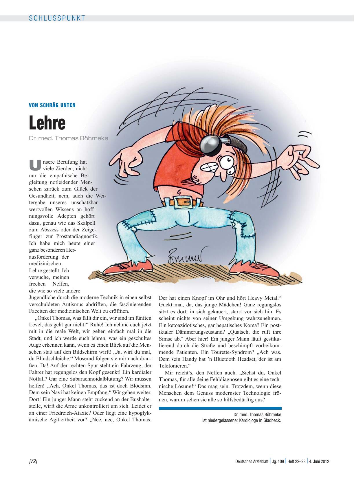 Vorschauseite 1: Von schräg unten: Lehre