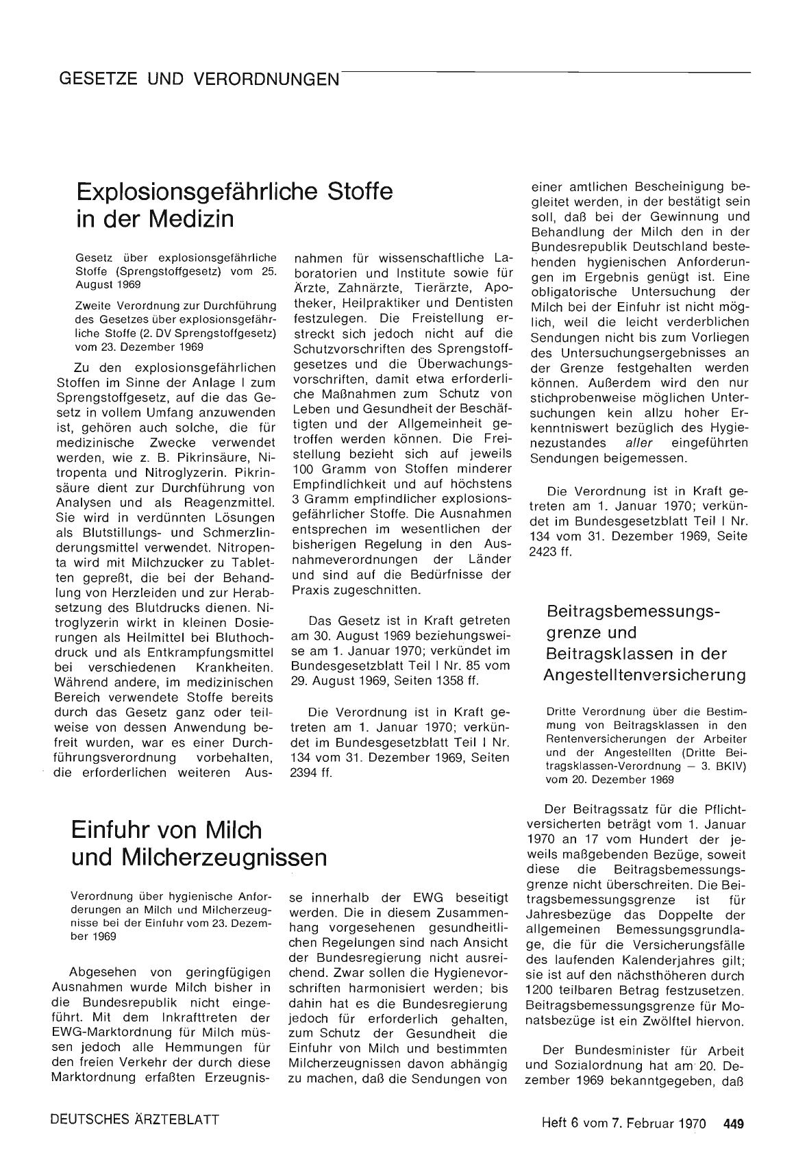 Vorschauseite 1: Einfuhr von Milch und Milcherzeugnissen