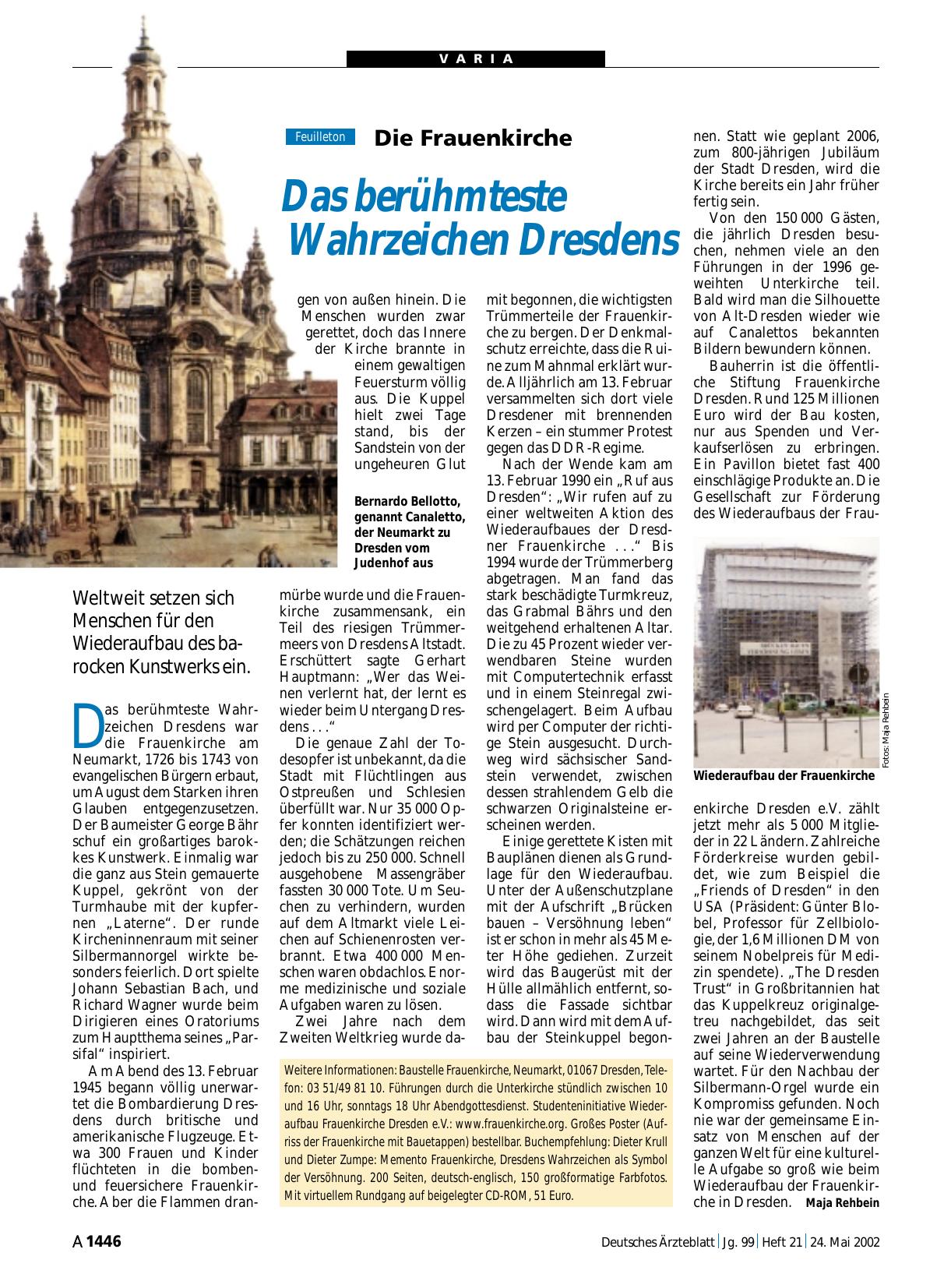 Vorschauseite 1: Die Frauenkirche: Das berühmteste Wahrzeichen Dresdens