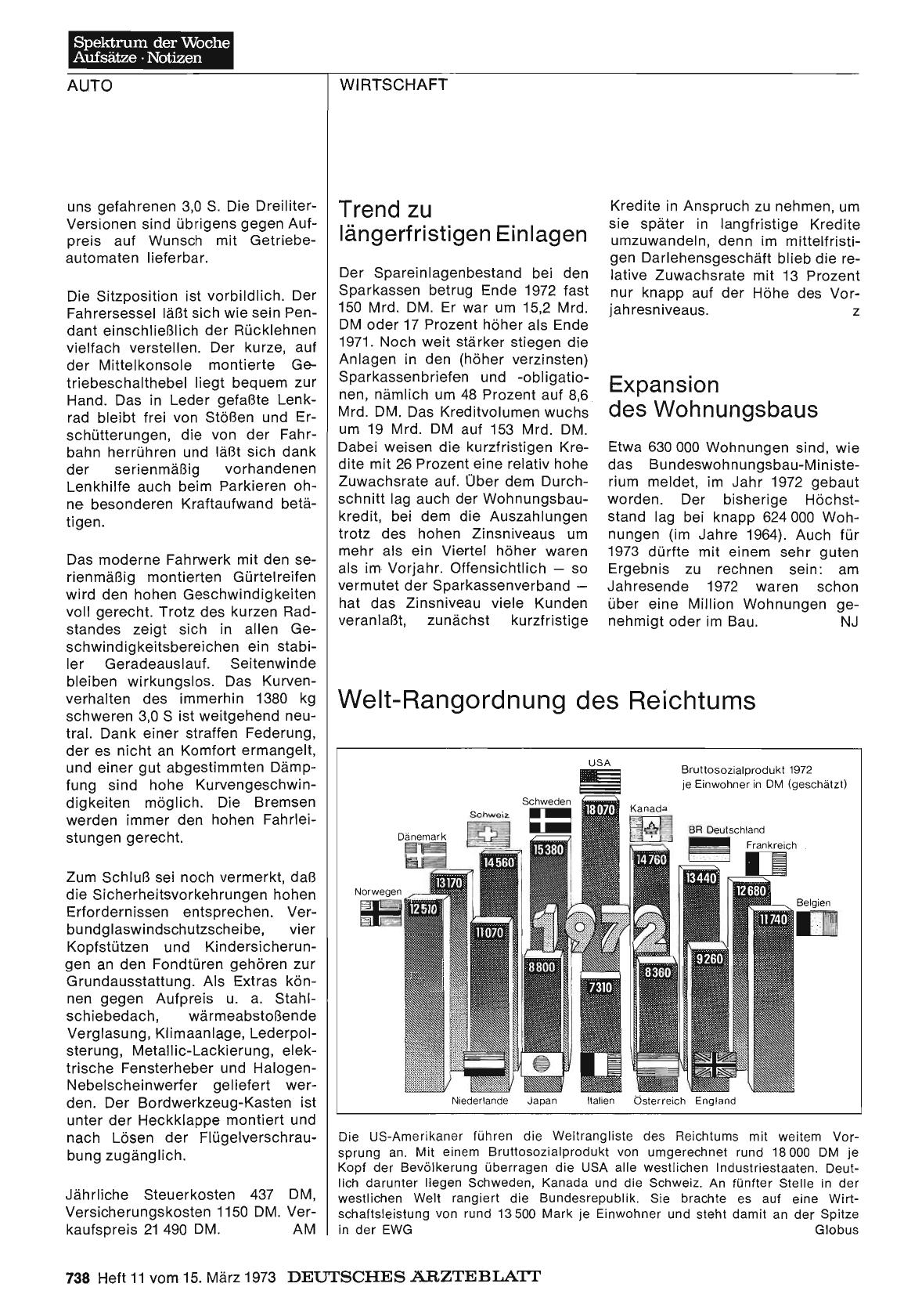Vorschauseite 1: Trend zu längerfristigen Einlagen