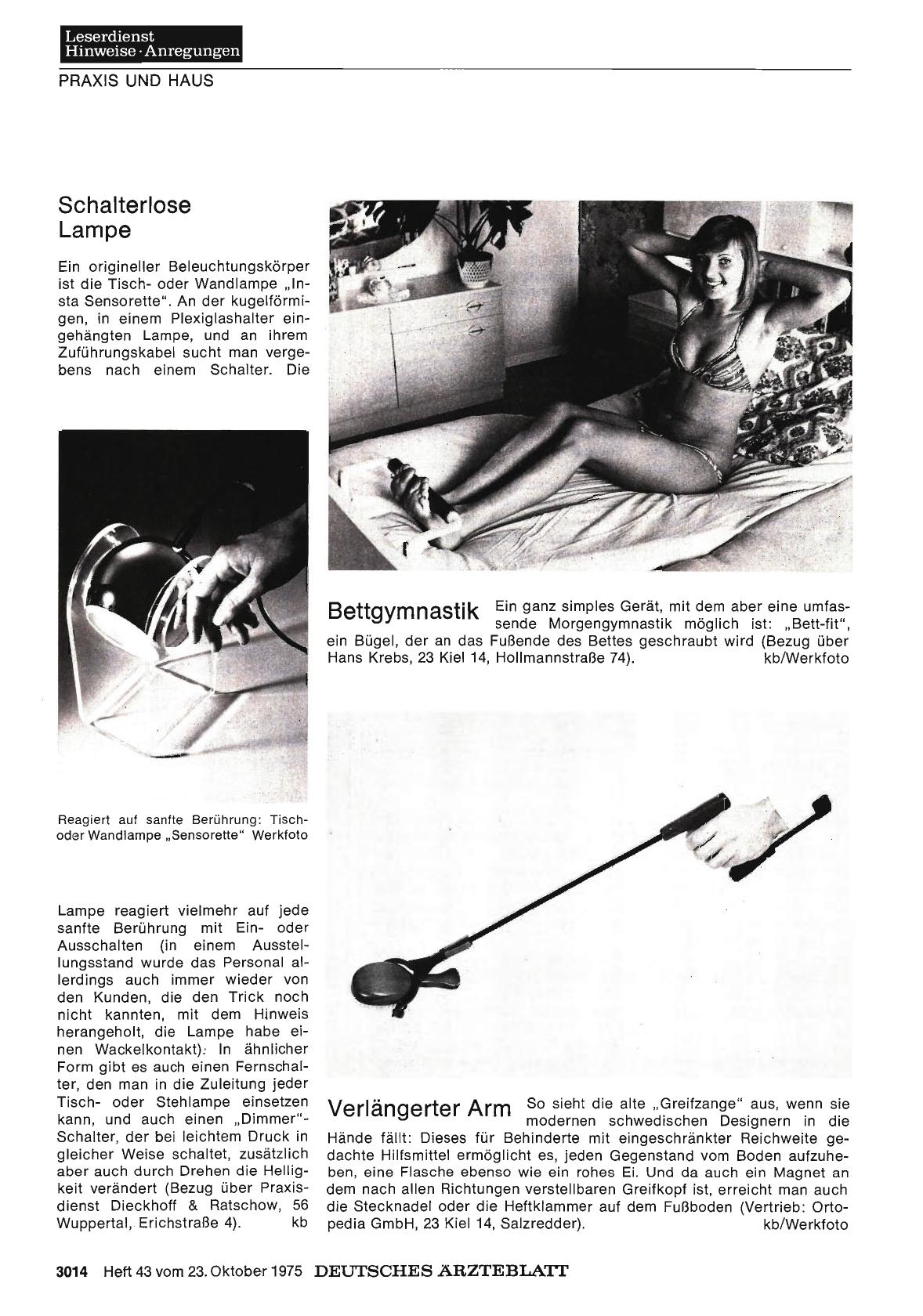 Vorschauseite 1: Schalterlose Lampe