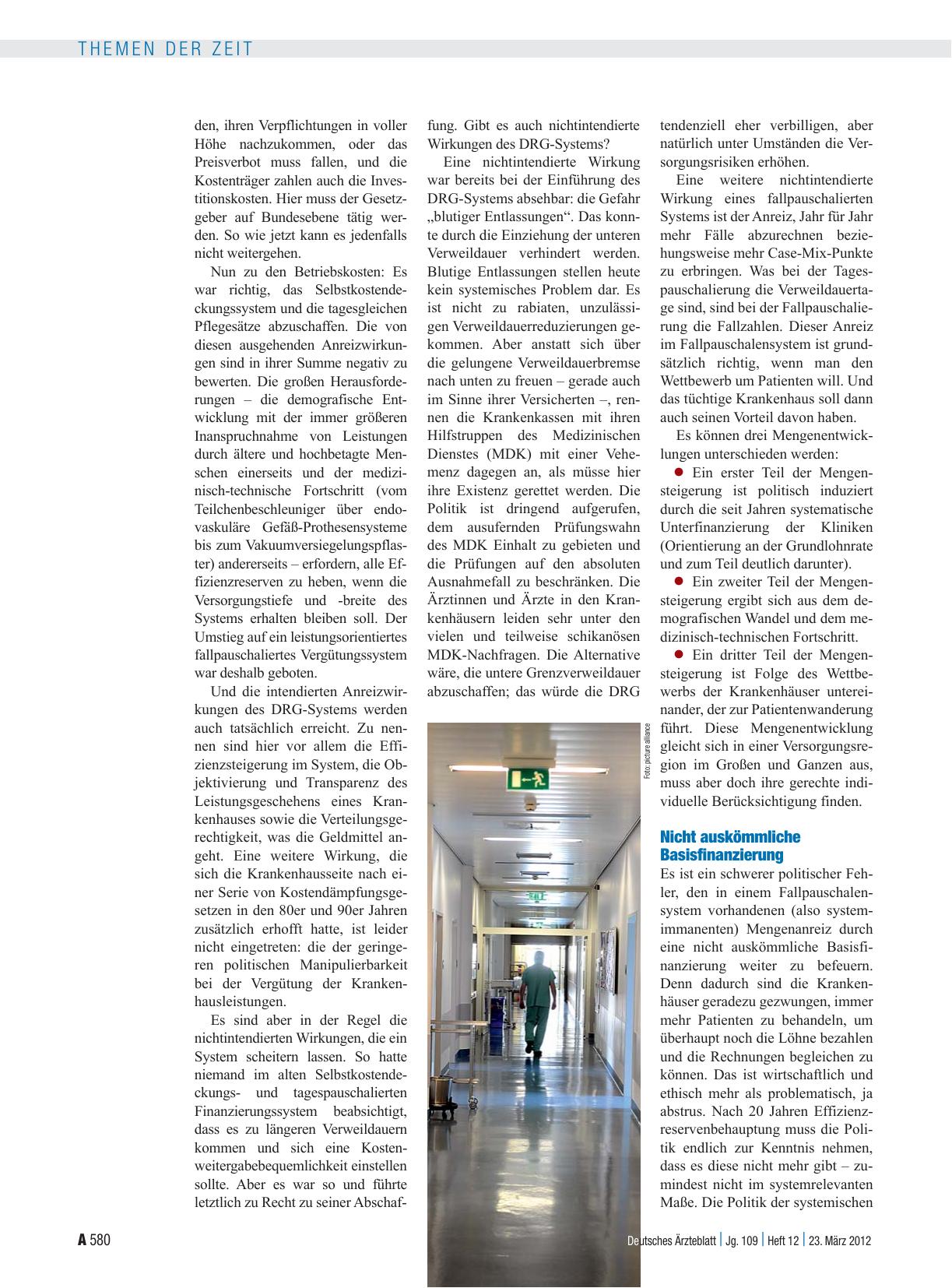 Vorschauseite 2: Krankenhäuser: Die Politik befeuert die Flucht in die Menge