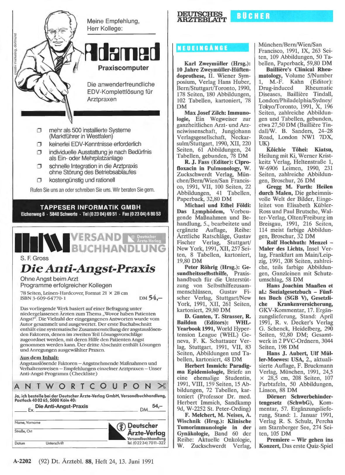 Vorschauseite 1: Neueingänge