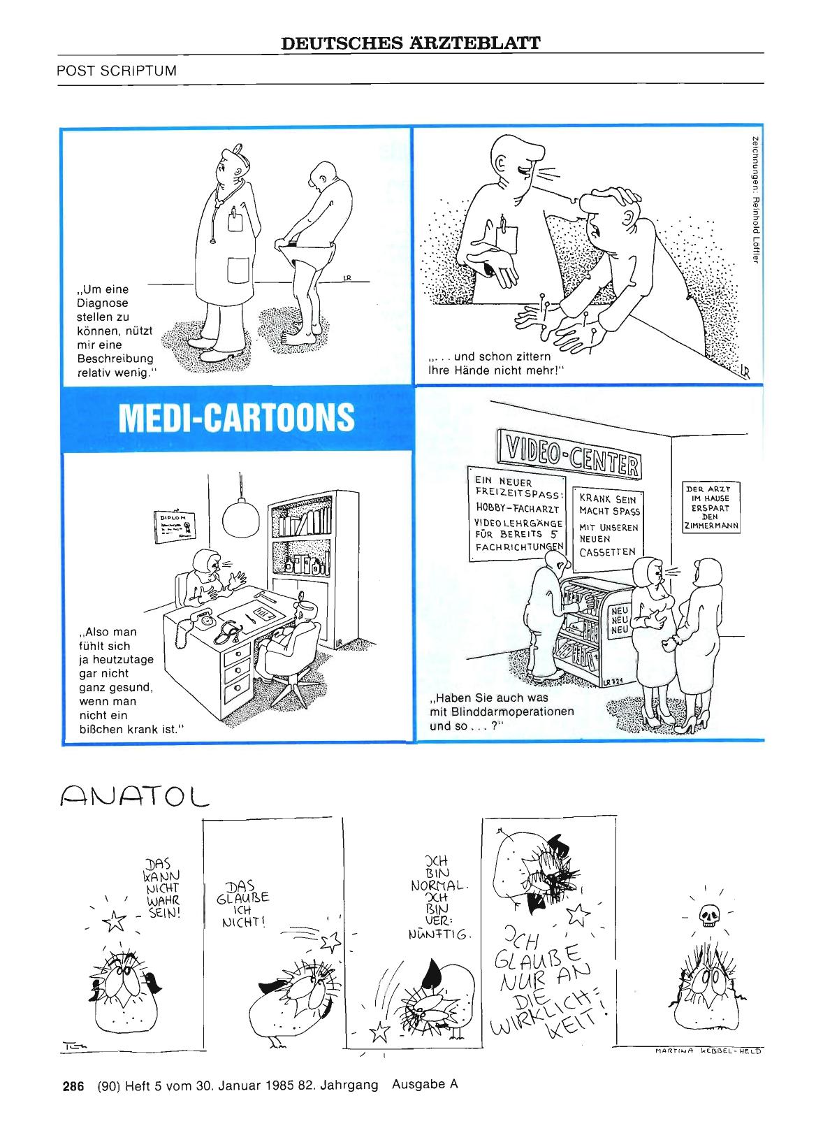 Vorschauseite 1: Medi-Cartoons