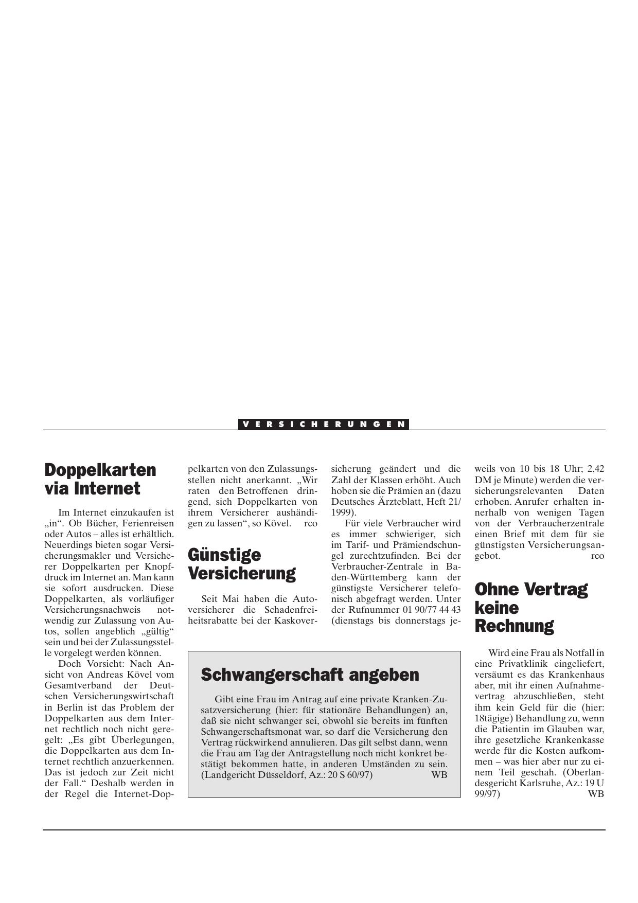 Vorschauseite 1: Ohne Vertrag keine Rechnung