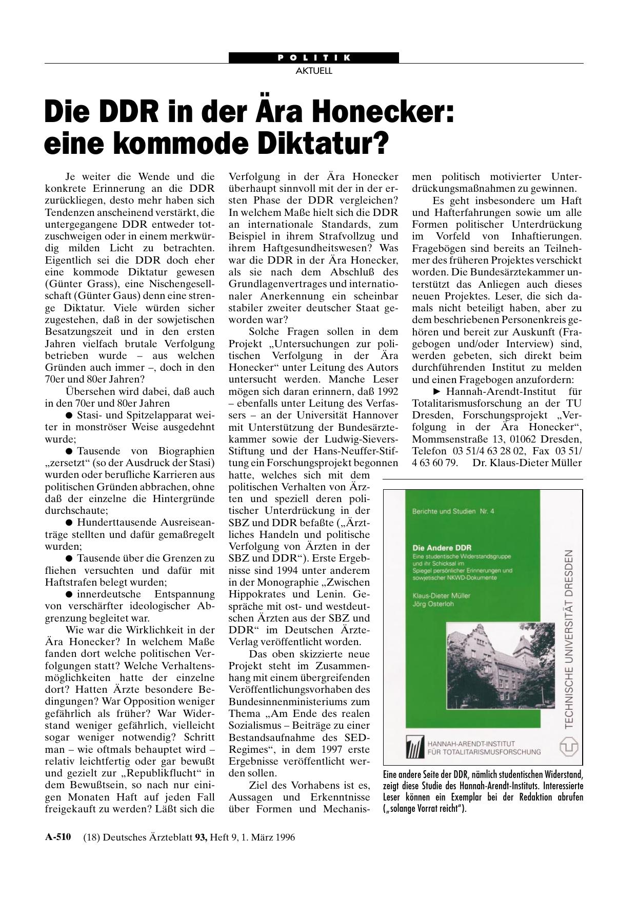 Vorschauseite 1: Die andere DDR