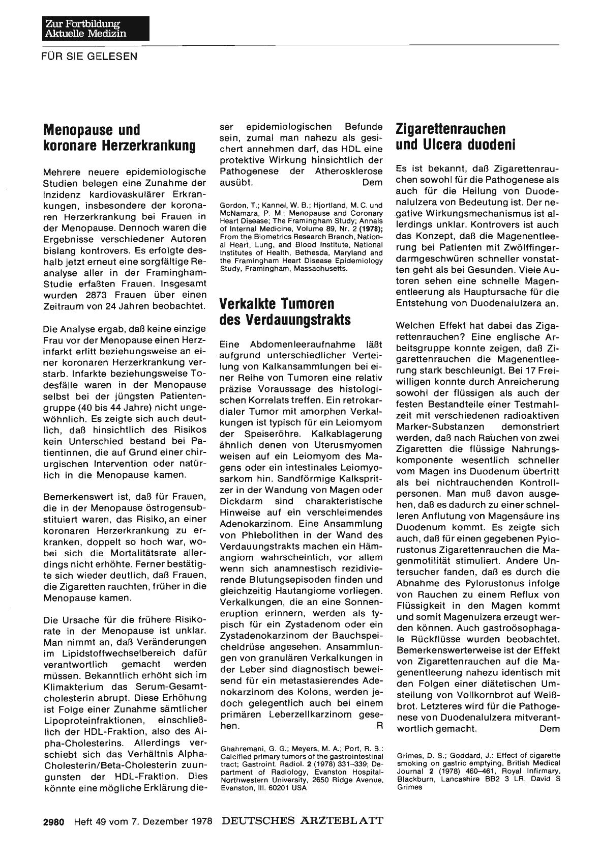 Vorschauseite 1: Verkalkte Tumoren des Verdauungstrakts