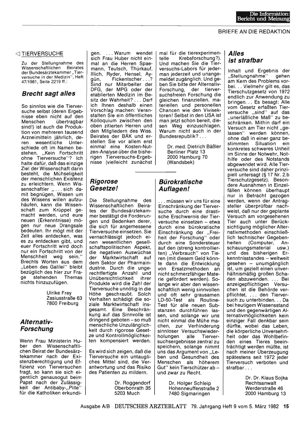 Vorschauseite 1: TIERVERSUCHE: Alternativ-Forschung
