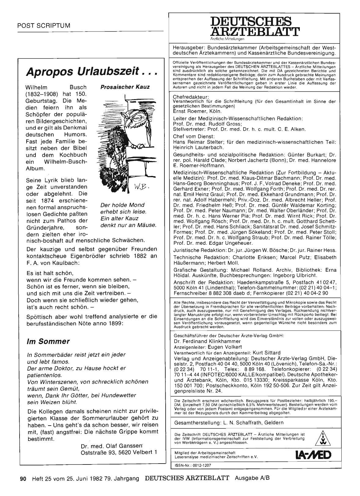 Vorschauseite 1: Apropos Urlaubszeit. ..