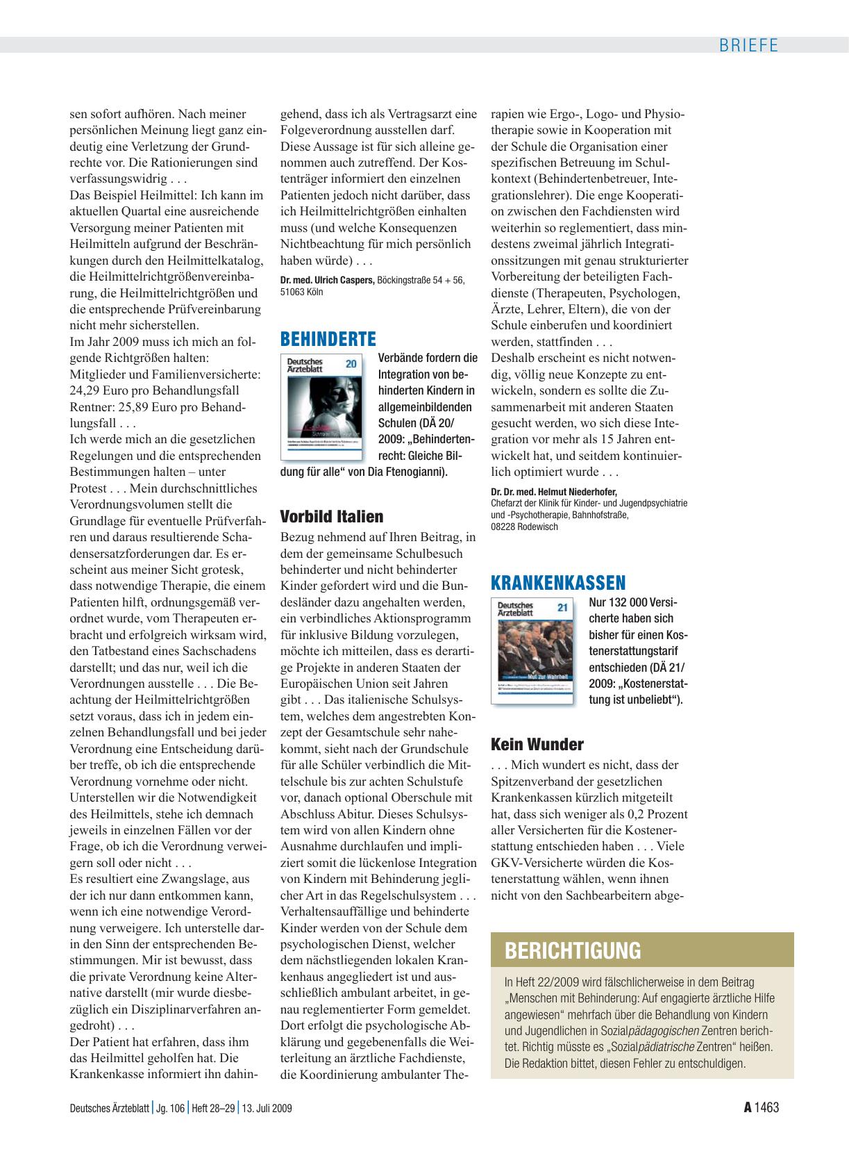 Vorschauseite 1: Berichtigung