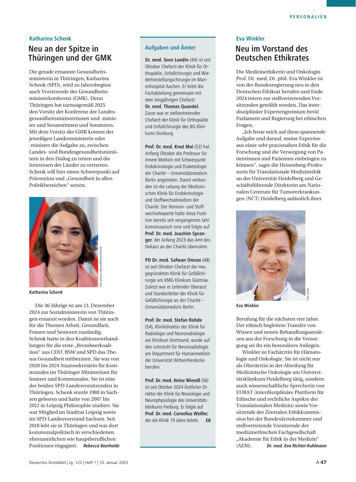 Vorschauseite 1: Aufgaben und Ämter