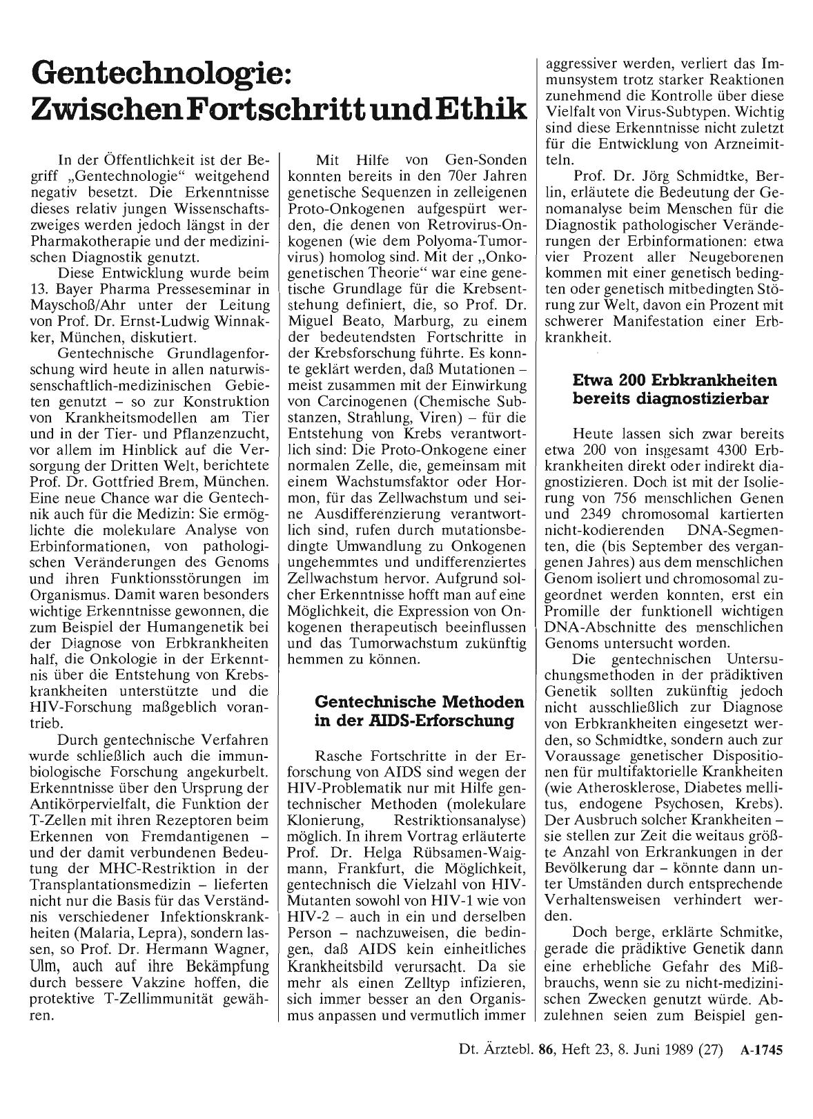 Vorschauseite 1: Gentechnologie: Zwischen Fortschritt und Ethik