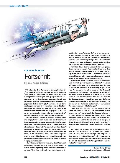 Vorschauseite 1: Von schräg unten: Fortschritt