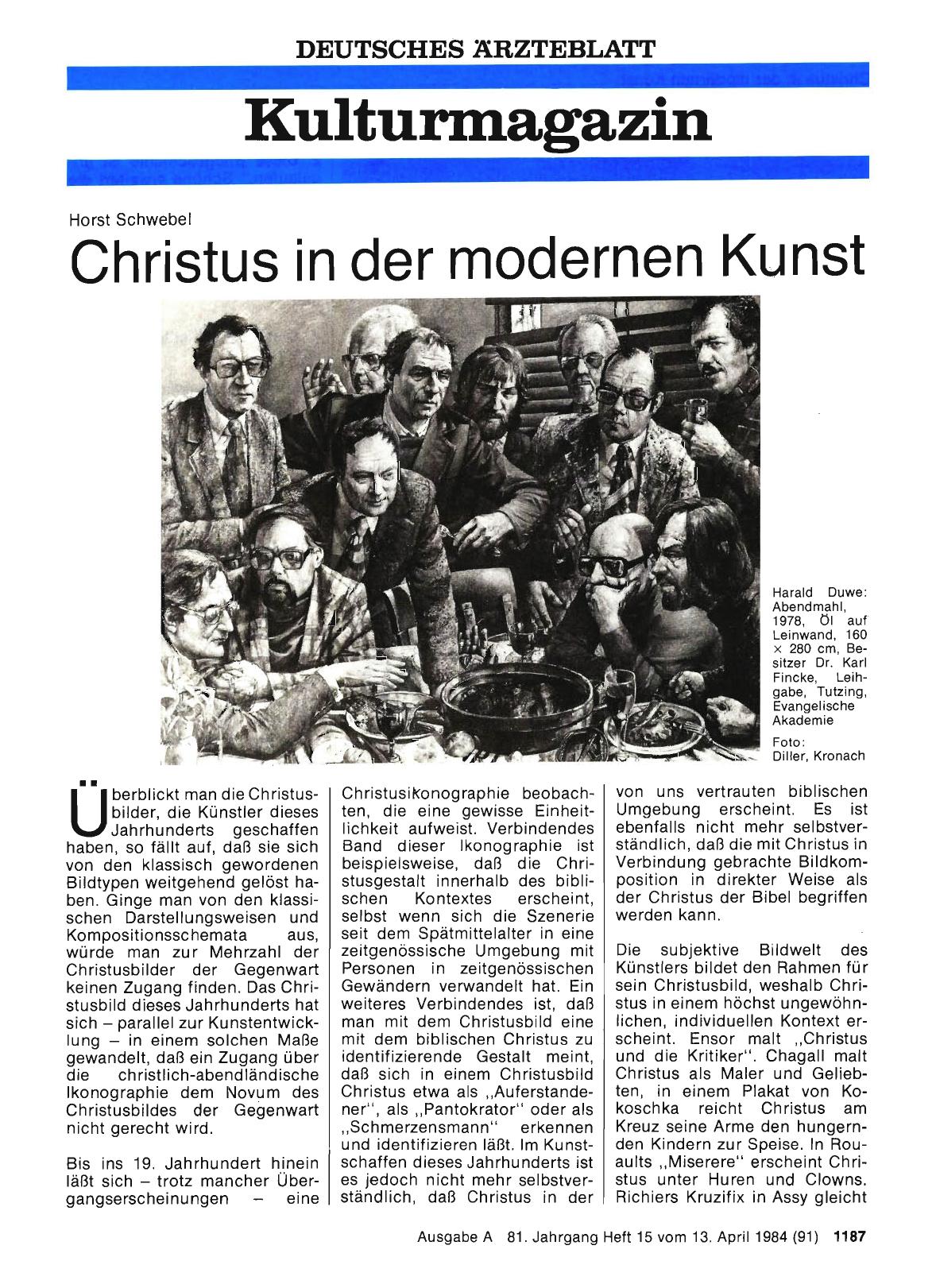 Vorschauseite 1: Christus in der modernen Kunst