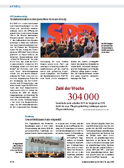 Vorschauseite 1: Zahl der Woche 304 000