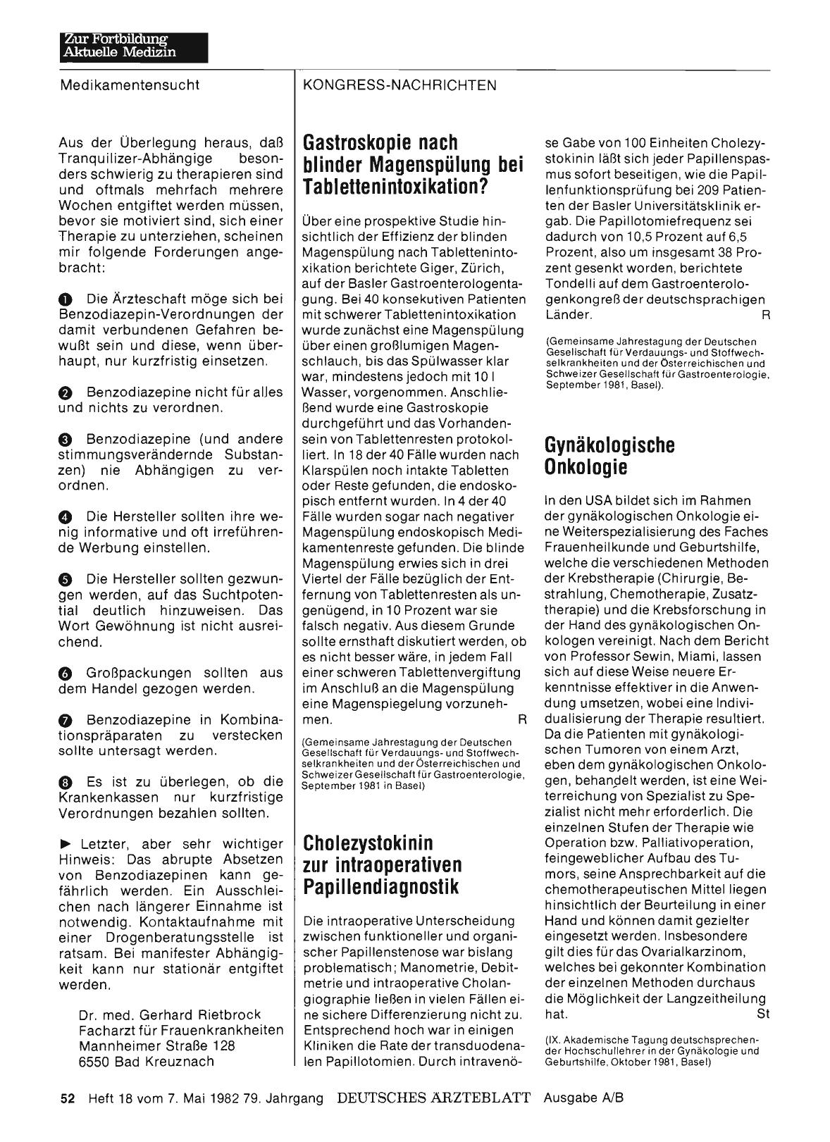Vorschauseite 1: Gastroskopie nach blinder Magenspülung bei Tablettenintoxikation?