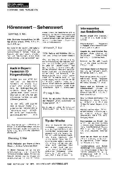 Vorschauseite 1: Hörenswert — Sehenswert