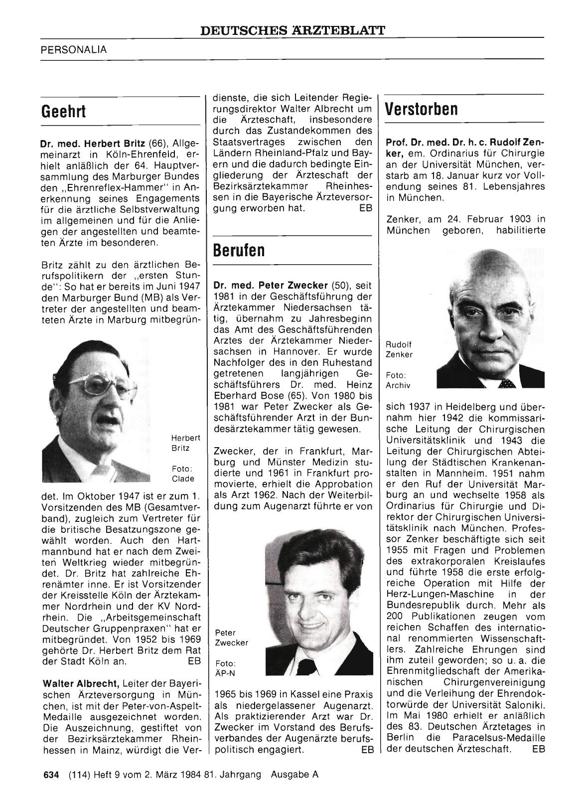 Vorschauseite 1: Verstorben