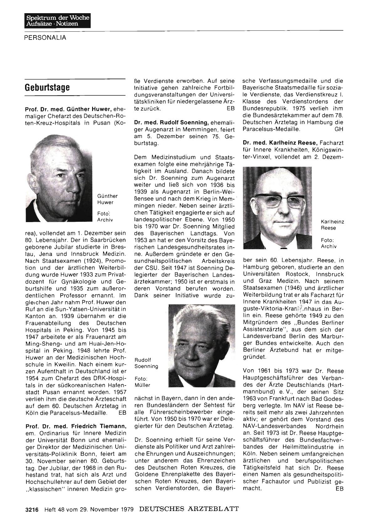 Vorschauseite 1: Geburtstage