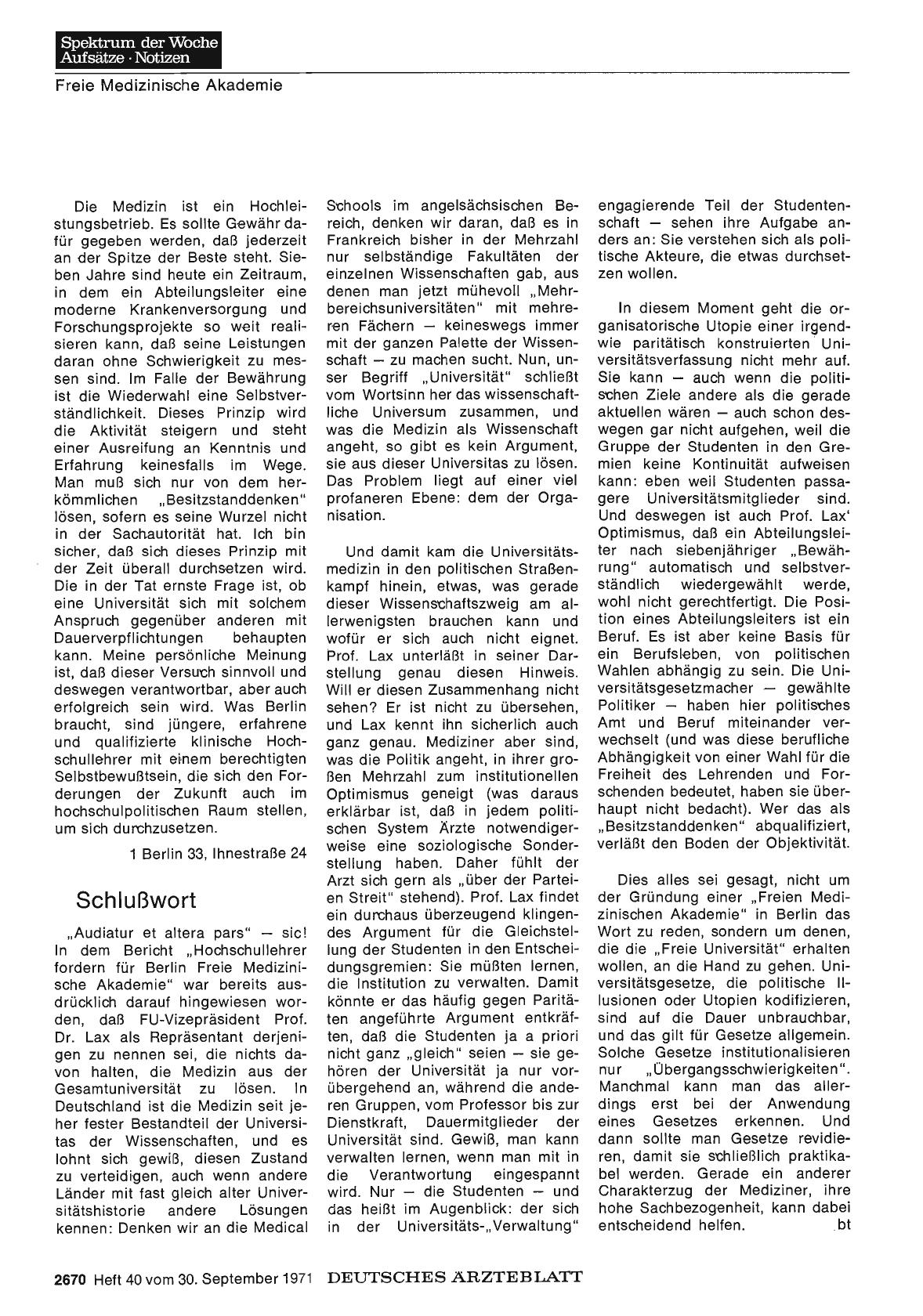Vorschauseite 1: Schlußwort