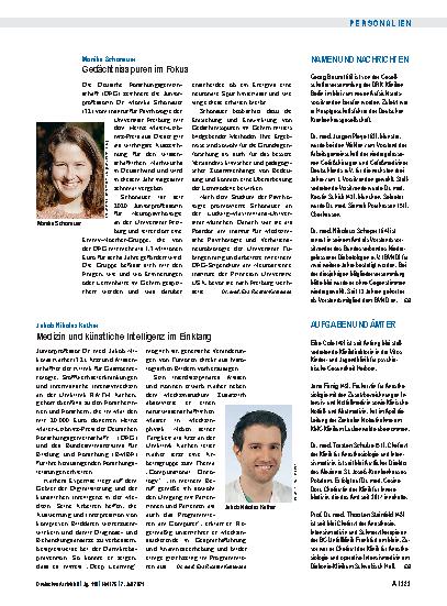 Vorschauseite 1: Jakob Nikolas Kather: Medizin und künstliche Intelligenz im Einklang