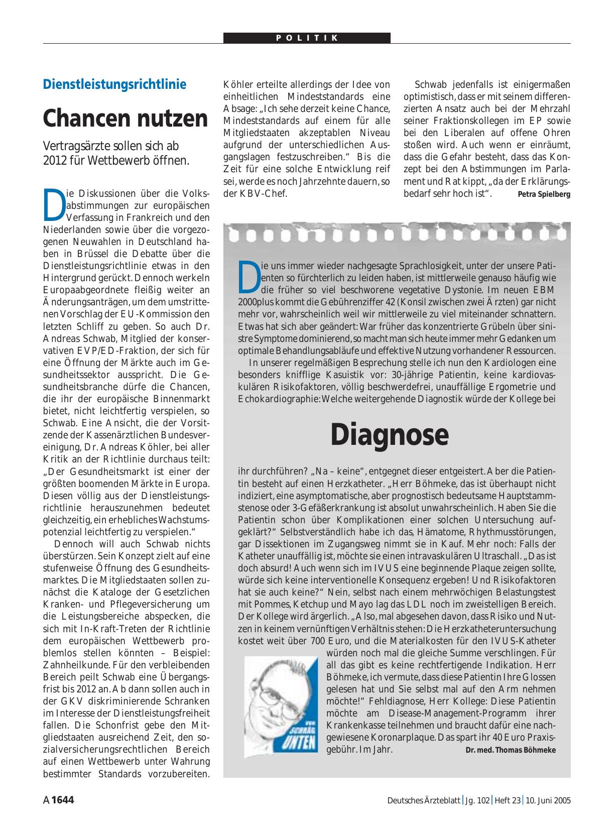 Vorschauseite 1: Dienstleistungsrichtlinie: Chancen nutzen