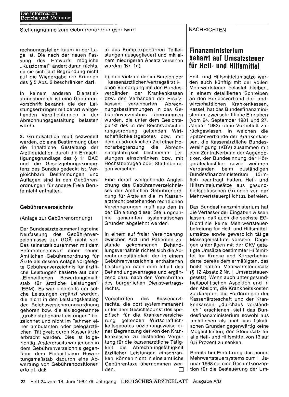 Vorschauseite 1: Finanzministerium beharrt auf Umsatzsteuer für Heilund Hilfsmittel