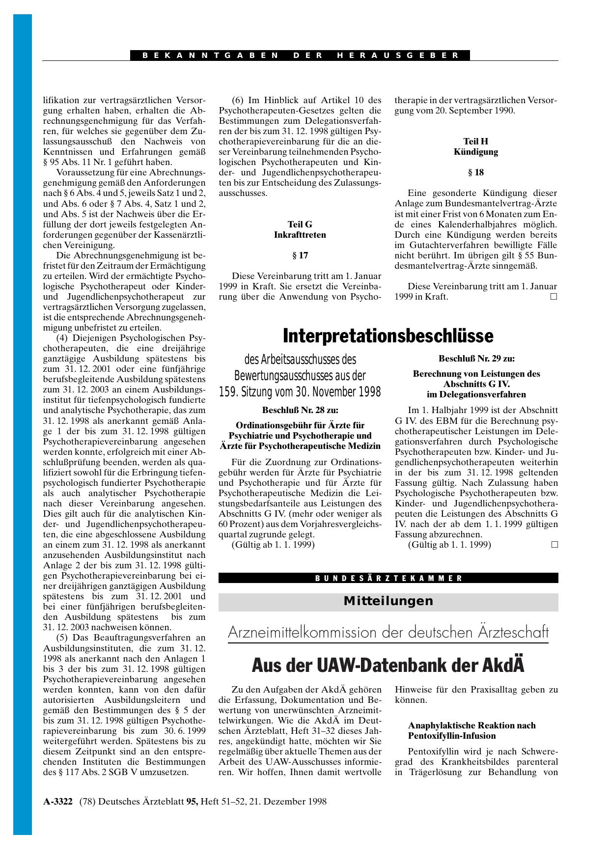 Vorschauseite 1: Interpretationsbeschlüsse