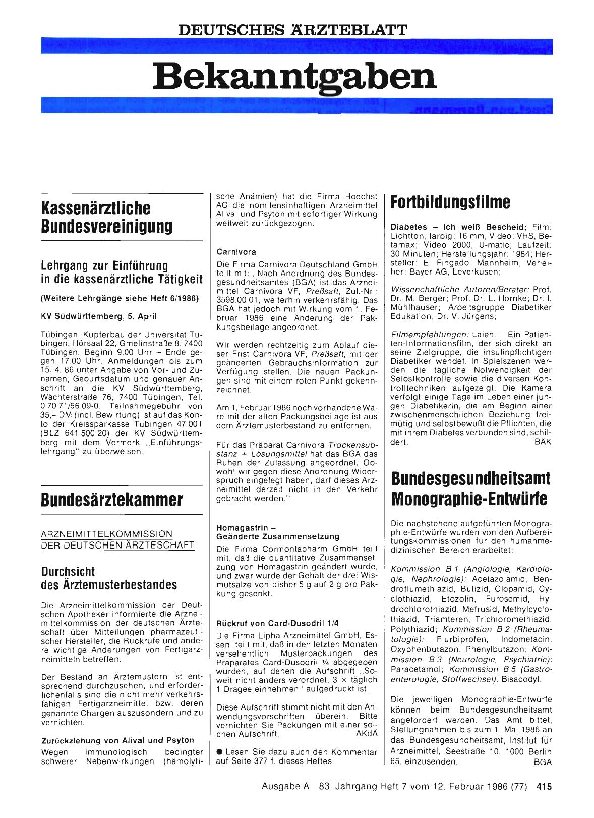 Vorschauseite 1: Fortbildungsfilme