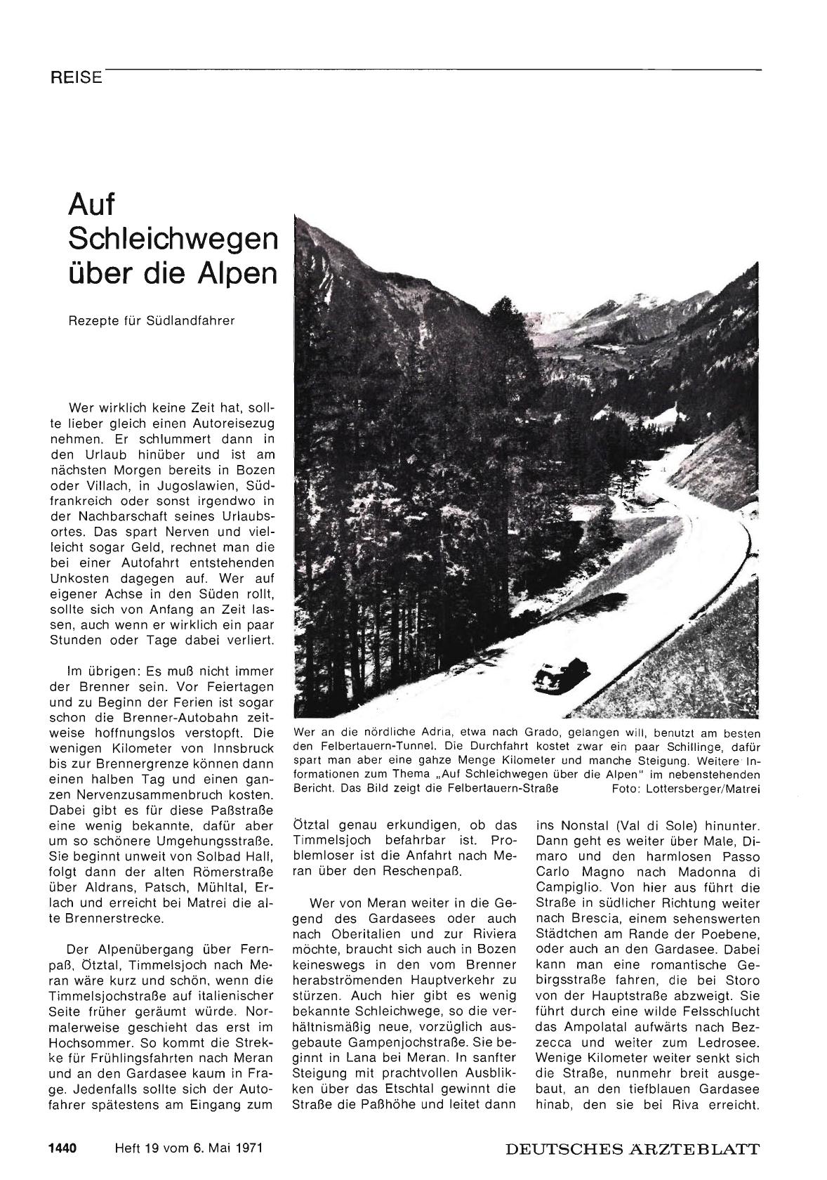 Vorschauseite 1: Auf Schleichwegen über die Alpen: Rezepte für Südlandfahrer