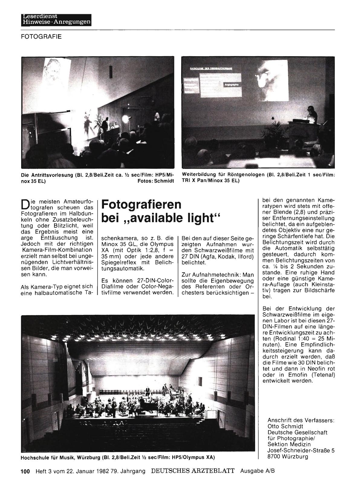 Vorschauseite 1: Fotografieren bei „available light“