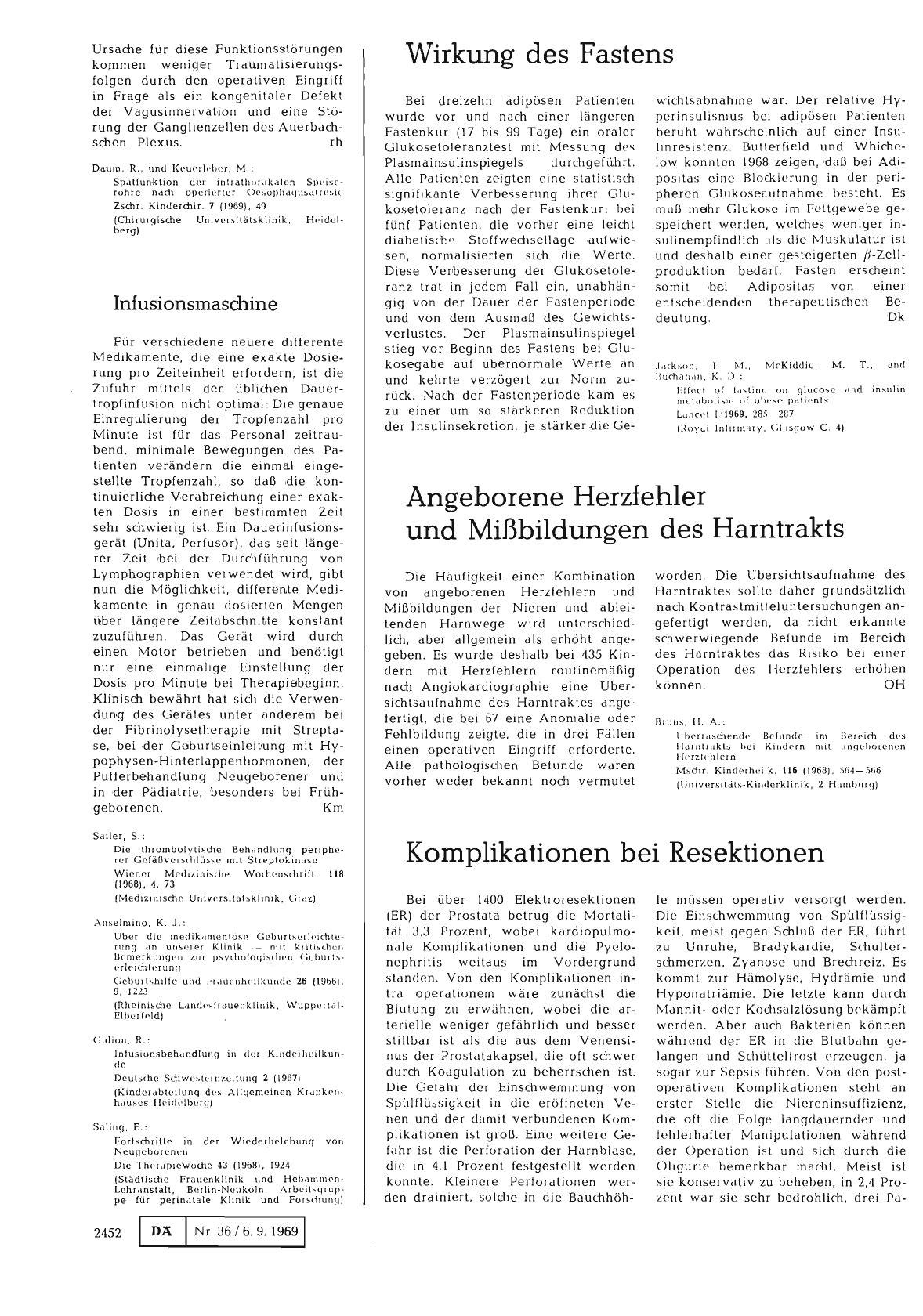 Vorschauseite 1: Komplikationen bei Resektionen