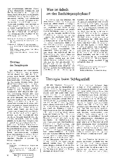 Vorschauseite 1: Grenzen der Saugbiopsie