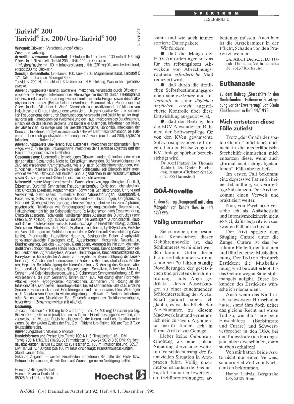 Vorschauseite 1: Euthanasie: Mich entsetzen diese Fälle zutiefst