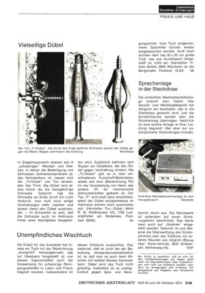 Vorschauseite 1: Vielseitige Dübel, Unempfindliches Wischtuch, Sprechanlage in der Steckdose