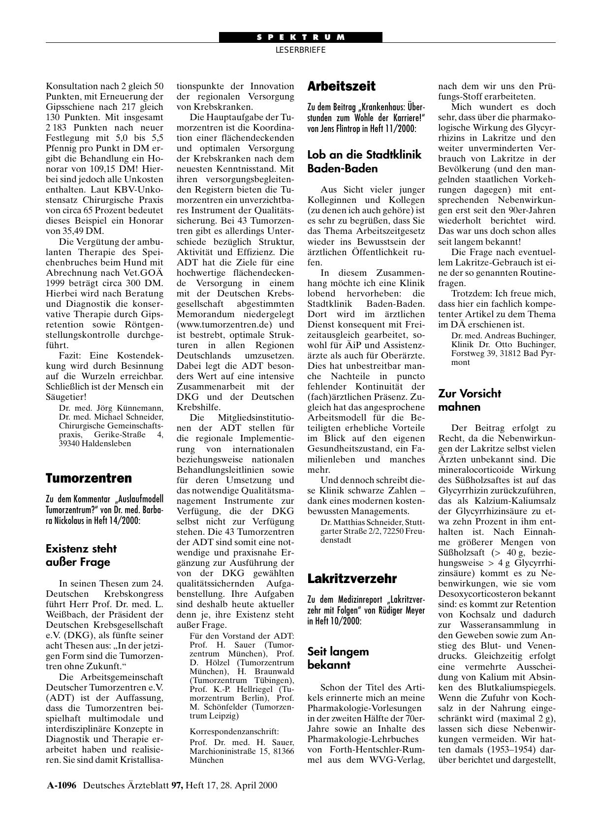 Vorschauseite 1: Lakritzverzehr: Zur Vorsicht mahnen