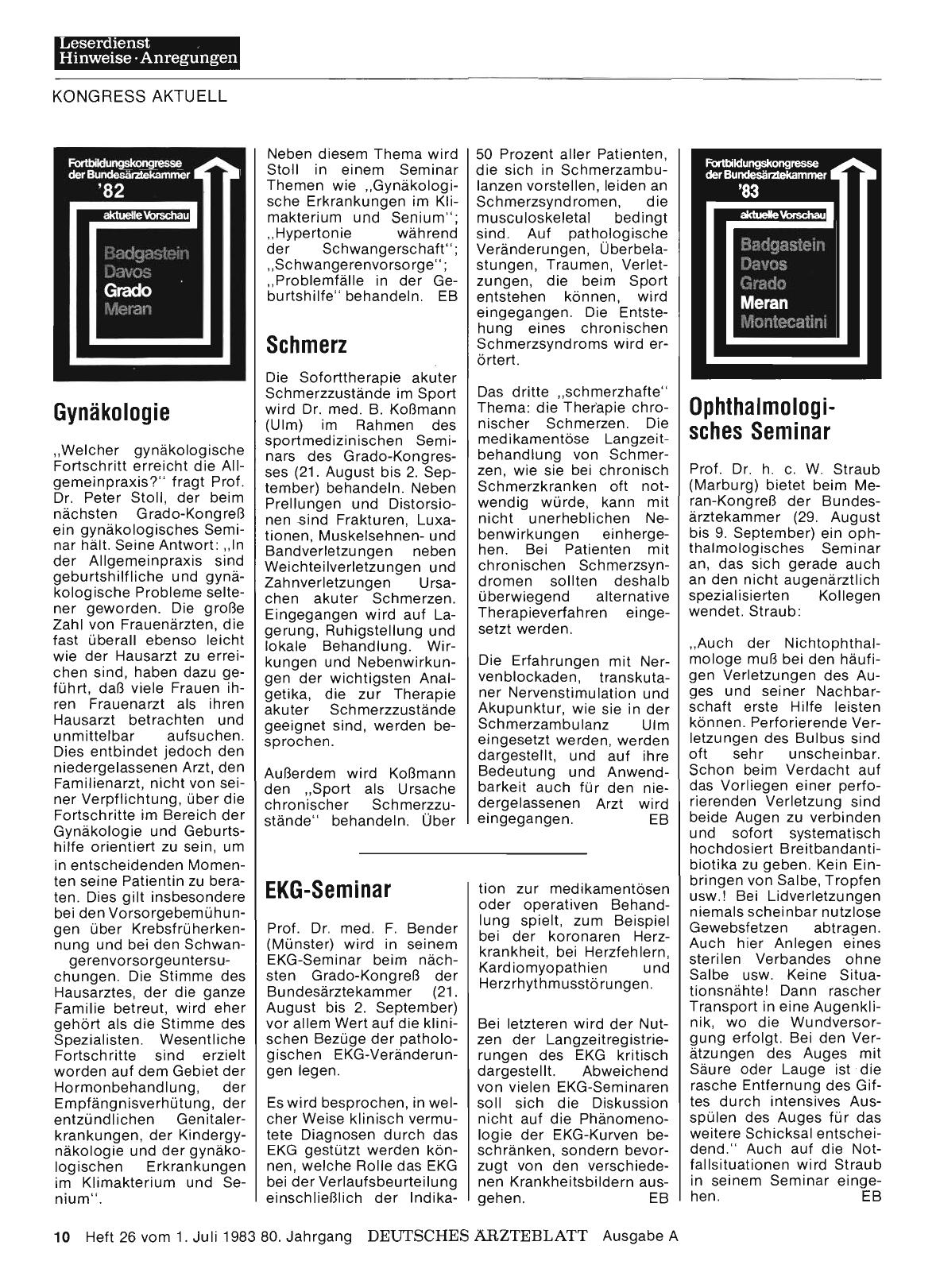 Vorschauseite 1: Kongress aktuell