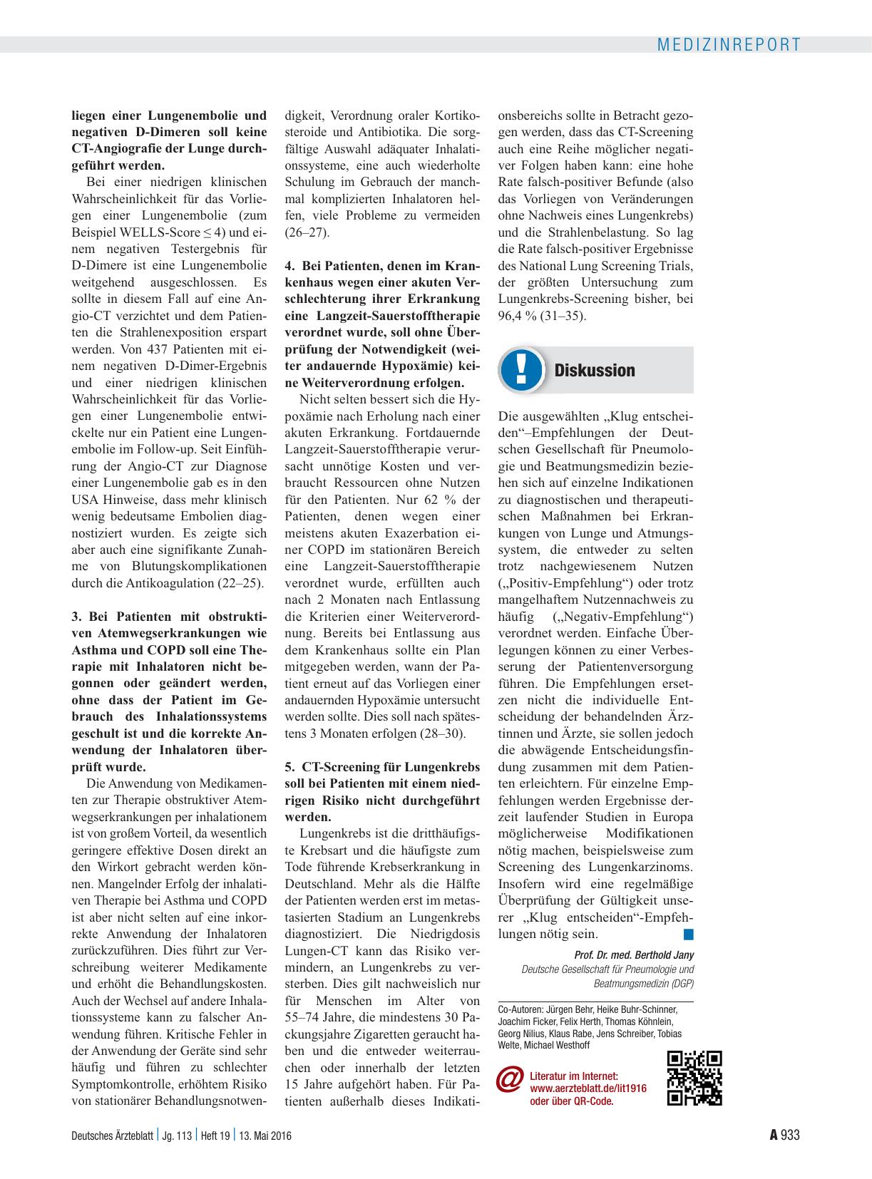 Vorschauseite 3: Klug entscheiden: . . . in der Pneumologie