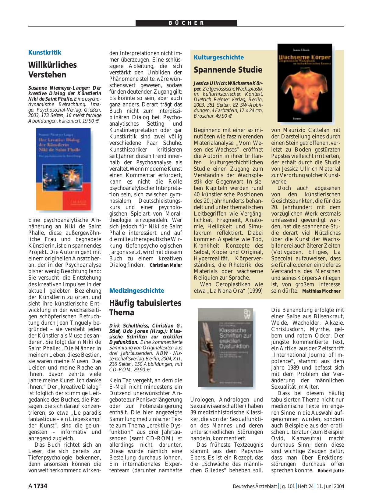 Vorschauseite 1: Wächserne Körper