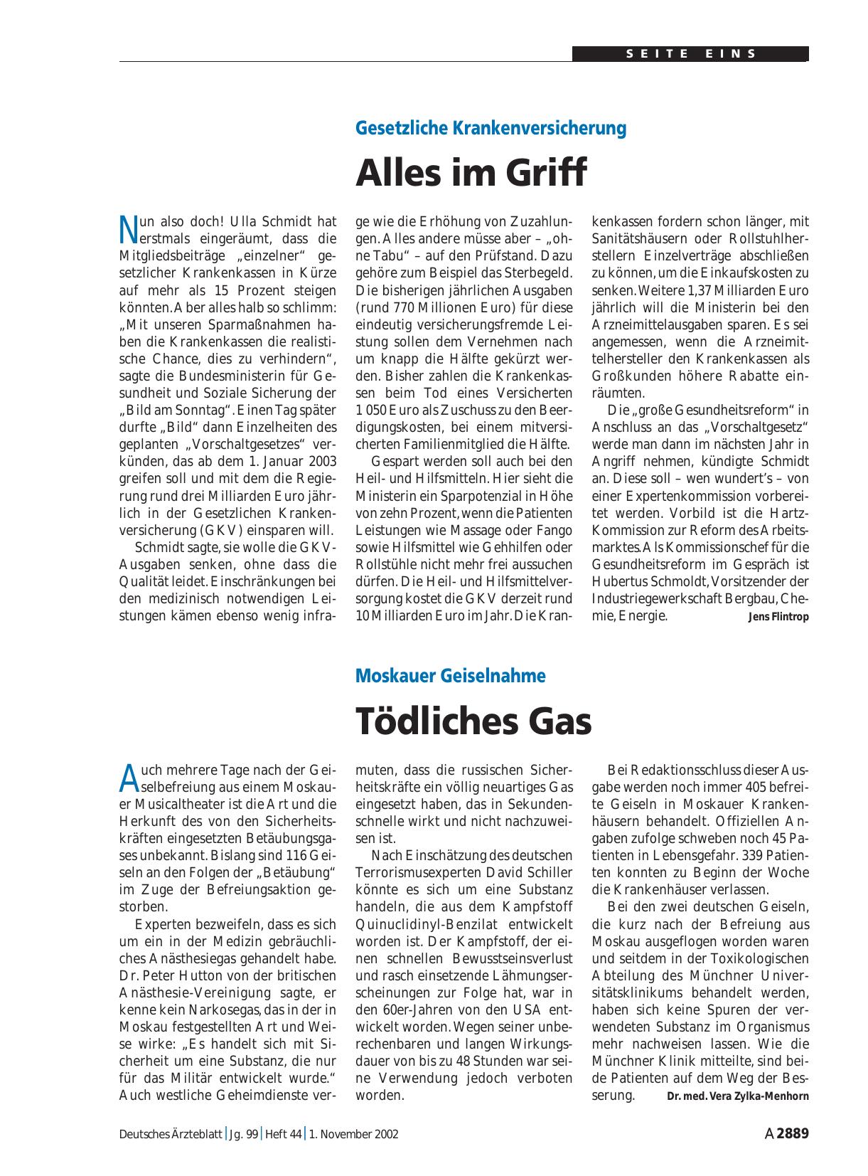 Vorschauseite 1: Gesetzliche Krankenversicherung: Alles im Griff
